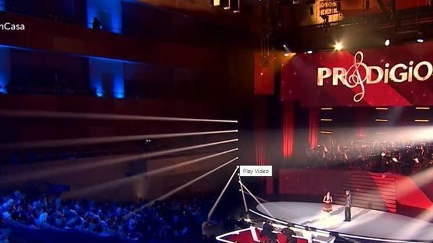 Grabación del Programa Prodigios en 2020. // RTVE