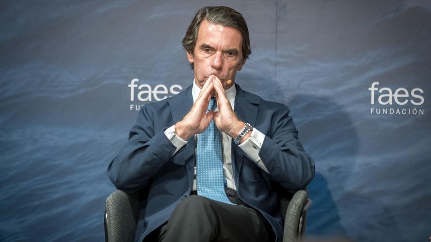 Archivo - El expresidente del Gobierno y presidente de FAES, José María Aznar, inaugura el Campus FAES 2025: Europa y el futuro del vínculo atlántico, en el Espacio Bertelsmann, a 17 de septiembre de 2025, en Madrid (España).