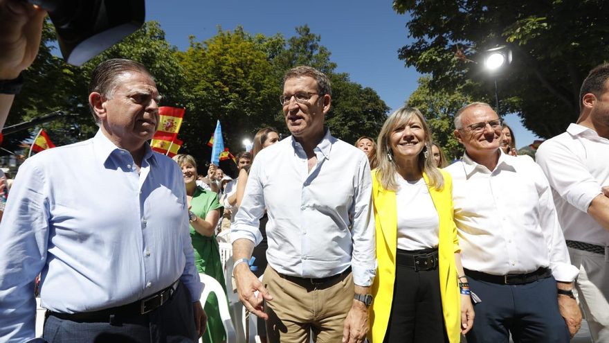 Feijóo exprime la estrategia del voto útil: “Nos hacen falta 20 escaños para gobernar en solitario”