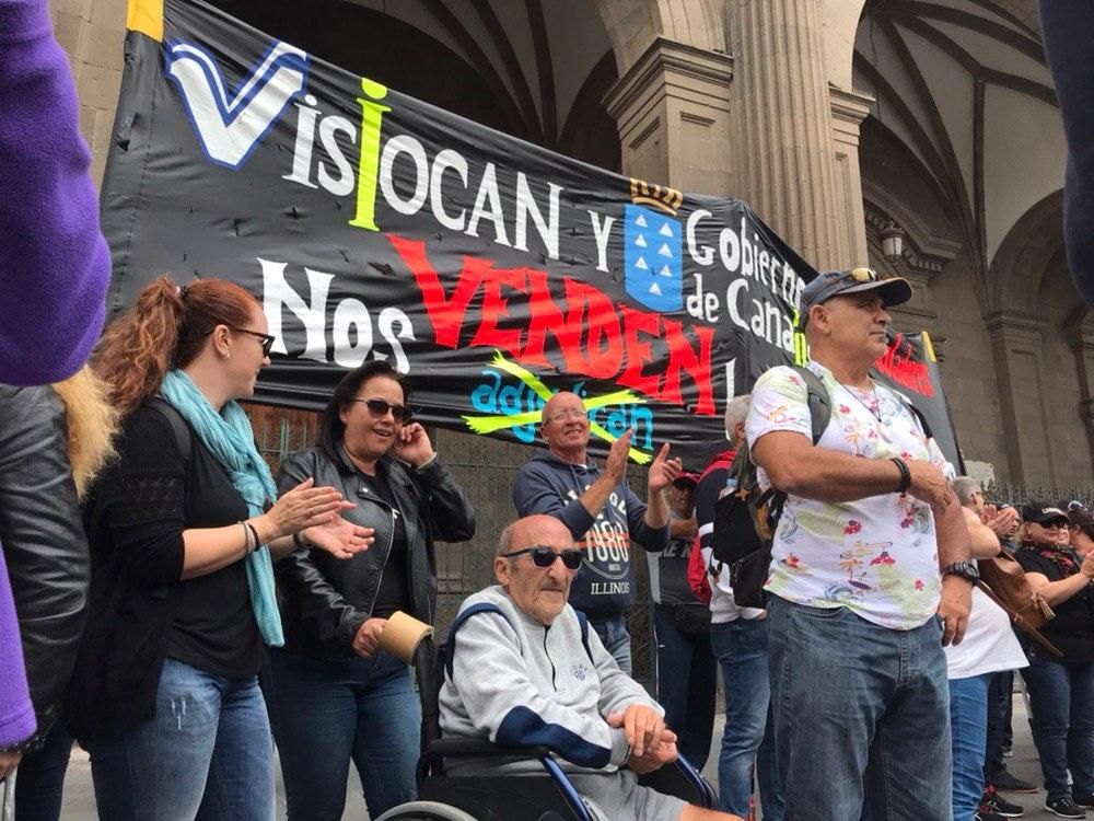 Manifestación del Primero de Mayo en las calles de Las Palmas de Gran Canaria