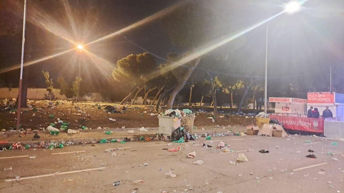 La recogida de residuos como medida de la asistencia vislumbra el San Isidro con menor seguimiento desde la pandemia