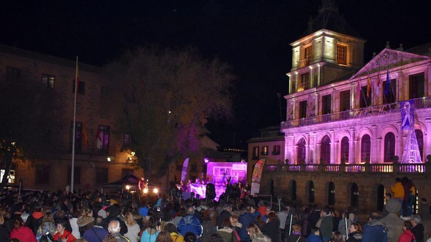 Manifestación en Toledo con motivo del 25N de 2019