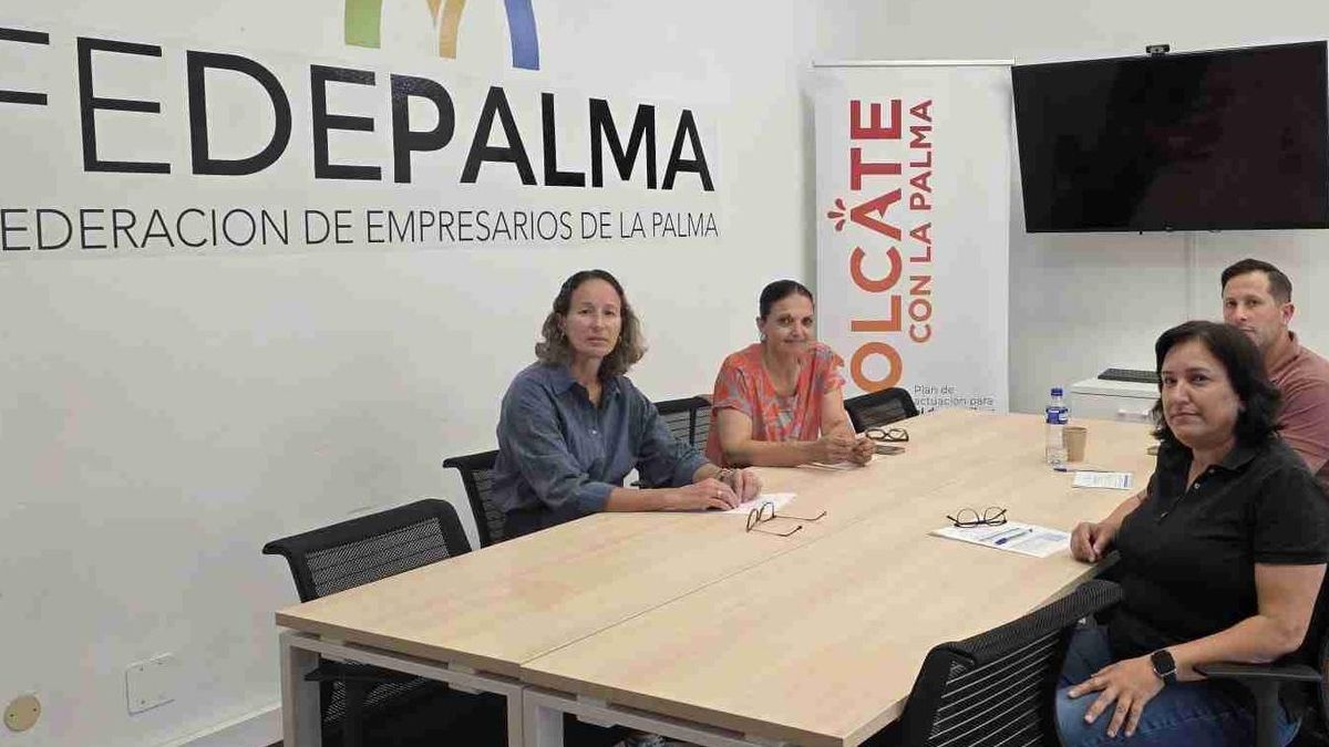 Los proyectos de empleo de Fedepalma “superan sus objetivos” y refuerzan la colaboración con el Cabildo