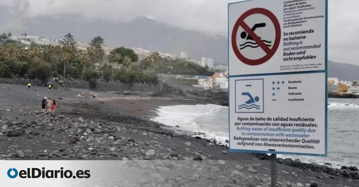 Falta de controles, cloro e impacto en la salud humana: la denuncia de la Fiscalía por los vertidos en una playa de Tenerife