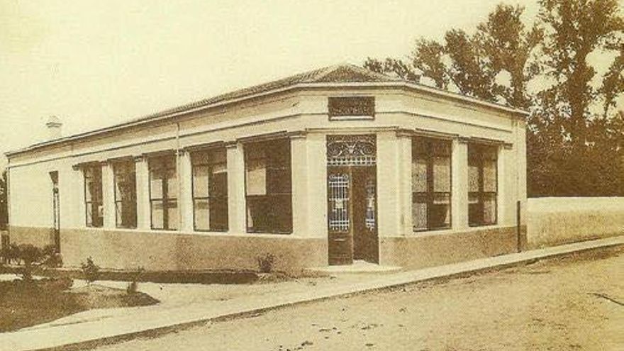 Aspecto original del Casino de Carballo