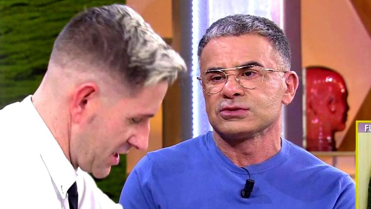 Jorge Javier, junto a un invitado de 'El Diario'