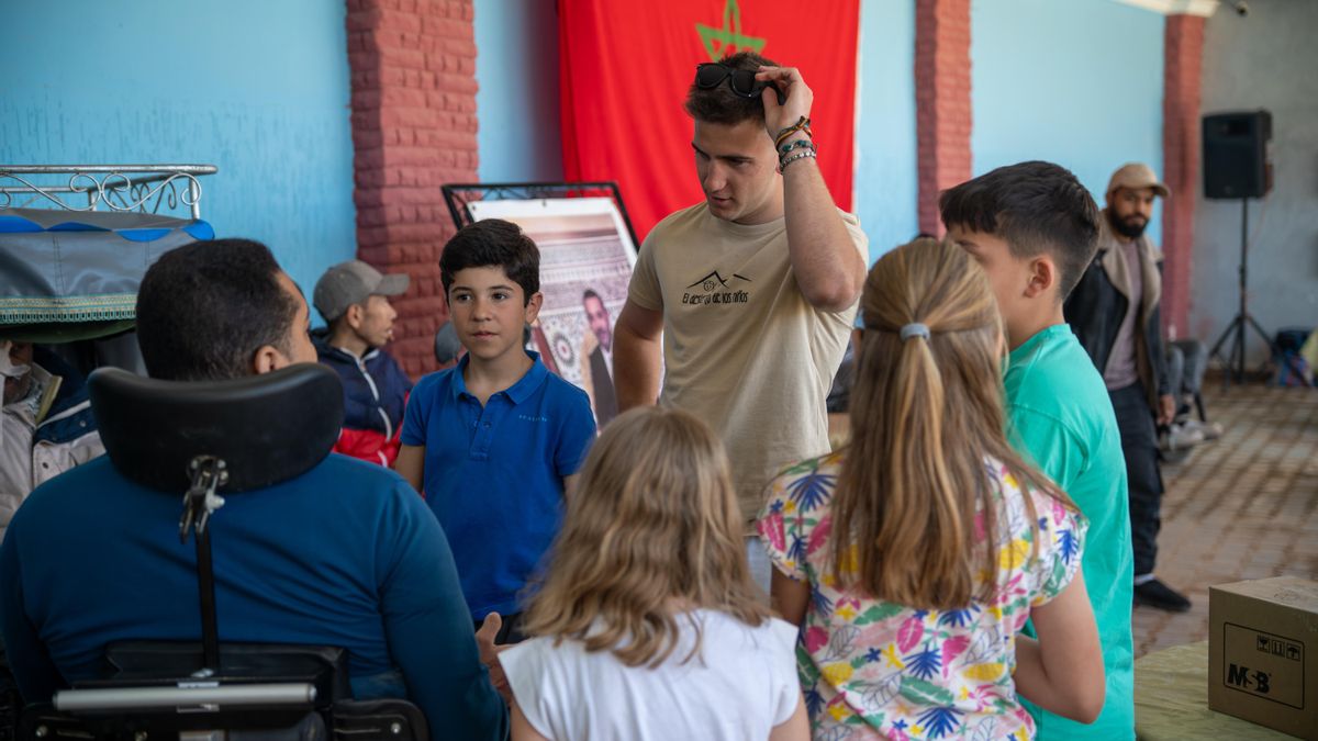 Asociación de personas con discapacidad de Boumalne Dades, en Marruecos.