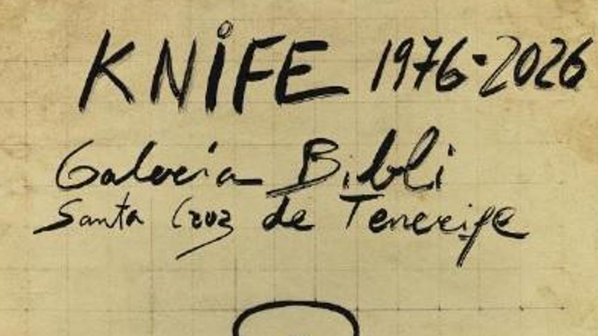 El artista plástico Fernando Álamo rememora en  la tinerfeña sala Bibli los 50 años de la obra ‘Knife’