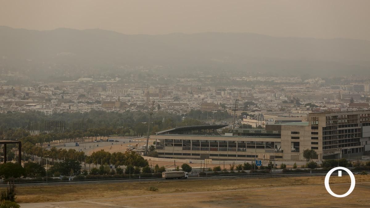 Humo de los incendios del norte de España llega a Córdoba