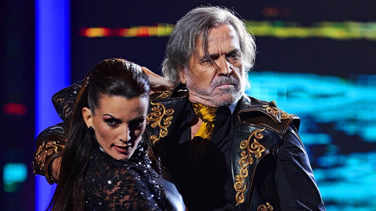 Pepe Navarro y su pareja de baile, en el estreno de 'Bailando con las estrellas'
