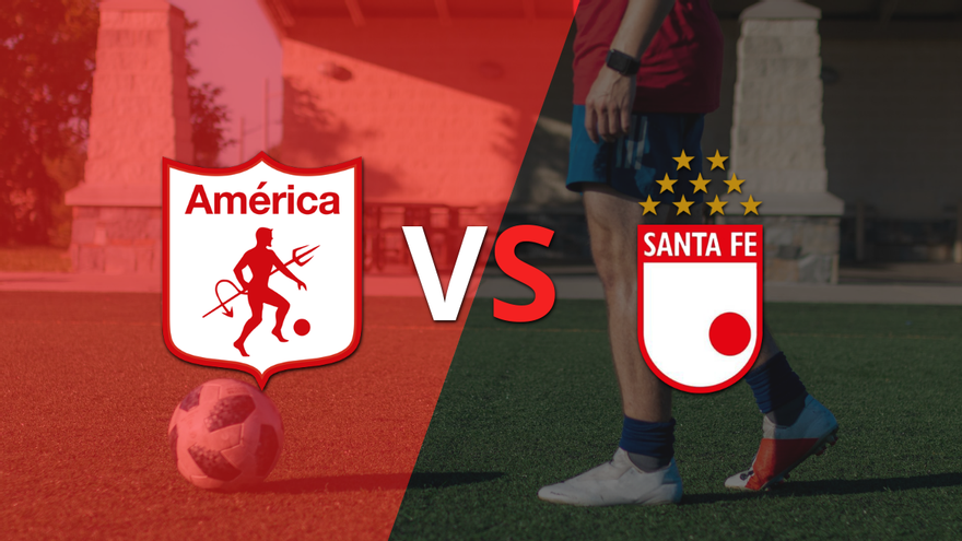 Sin muchas emociones, América de Cali y Santa Fe empataron 0-0