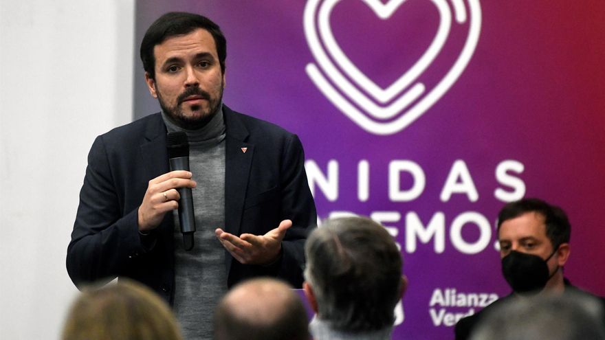 El Ministro de Consumo, Alberto Garzón, participa este viernes en el acto de cierre de campaña de Unidas Podemos en Segovia.