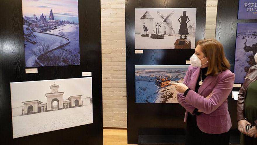 'Esplendor en la nieve', una exposición de imágenes de ‘Filomena’ como patrimonio de la región