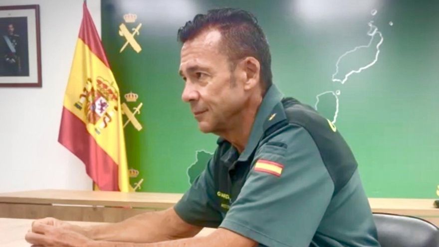El comandante de la Guardia Civil en la Comandancia de Las Palmas José Ramón Martín