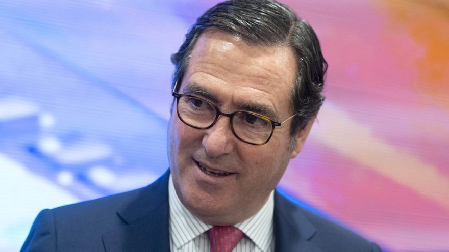 Archivo - El presidente de la CEOE, Antonio Garamendi.