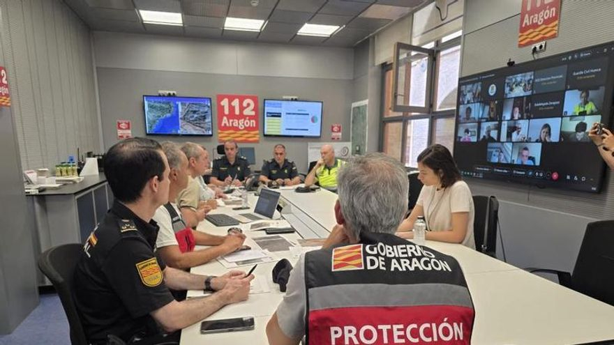 El incendio forestal de Leciñena pasa a nivel "cero" tras consolidar su evolución favorable
