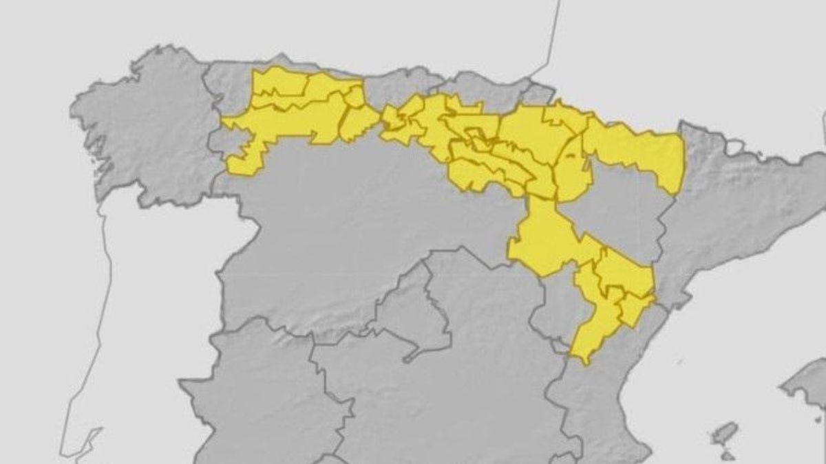 Aviso por posibles crecidas súbitas en cauces menores y barrancos en la Cuenca del Ebro que podrían afectar a Cantabria
