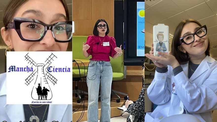 Clara Alcolado, la joven 'influencer' con más de 150.000 seguidores que reivindica la Ciencia 'made in la Mancha'