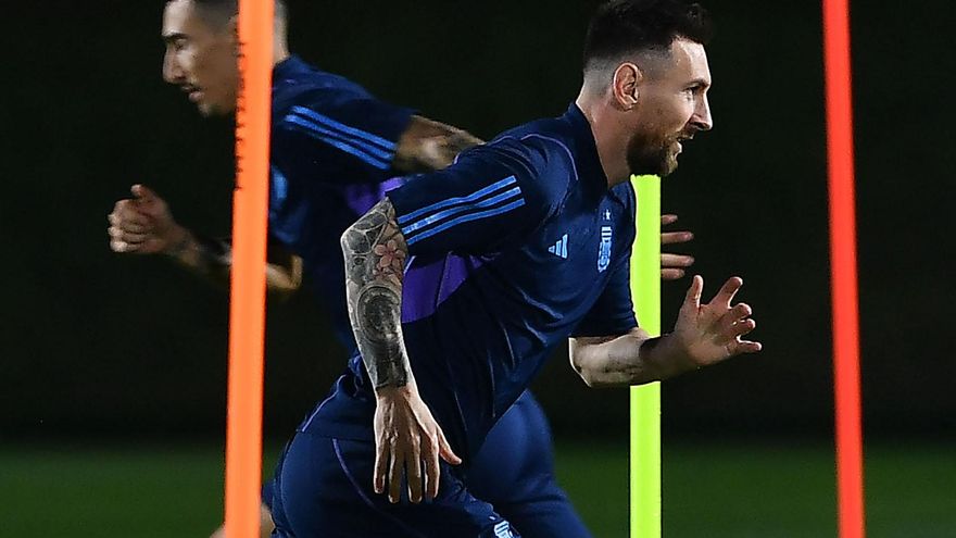 De Paul y Di María participaron de la última práctica de Argentina antes de enfrentar a Países Bajos