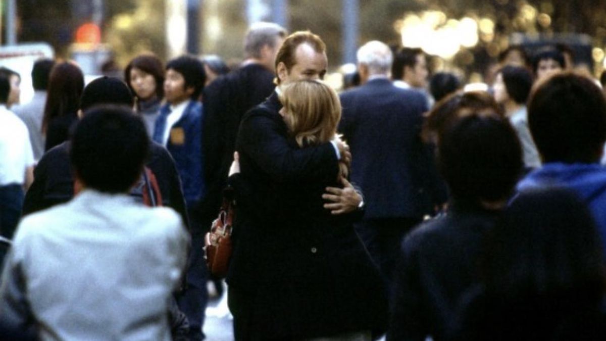 Una de las despedidas más lindas de la historia del cine: la de Lost in Translation, de Sofia Coppola.