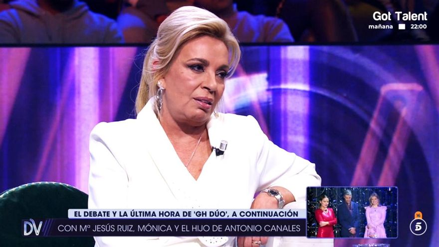 'De Viernes' dio un frío recibimiento a Carmen Borrego por abandonar 'GH Dúo': "Hay mucho silencio en plató"