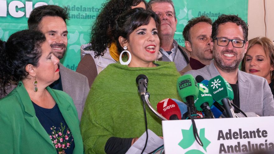 El futuro de Adelante Andalucía sin Teresa Rodríguez: salto al Congreso sin la red de Yolanda Díaz