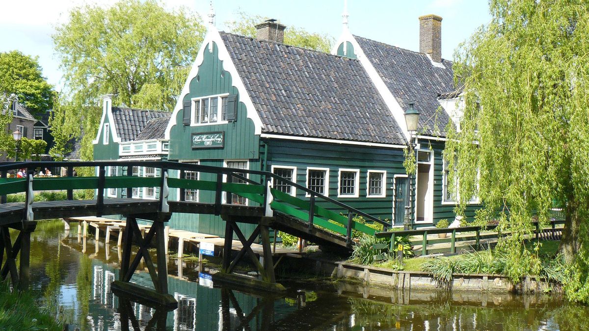 Casas de madera en Zaanse Schans.
