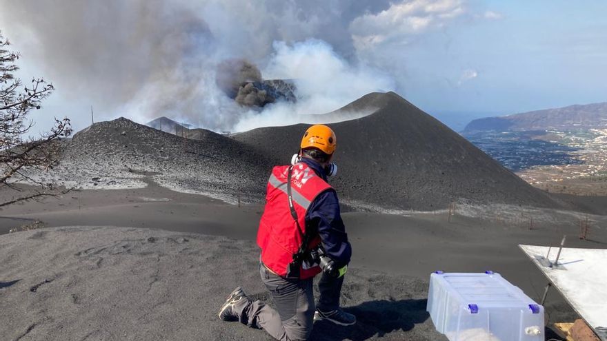Los científicos apuntan que el volcán de La Palma "tiene cada vez menos energía"