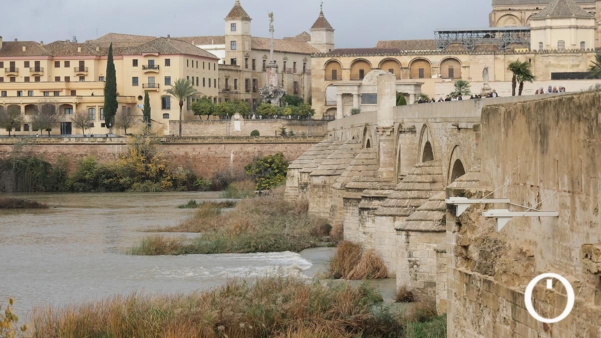 Así va el río Guadalquivir a su paso por Córdoba después de las últimas lluvias