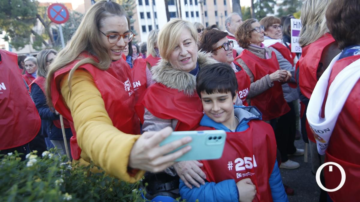 Manifestación contra la violencia machista 25N