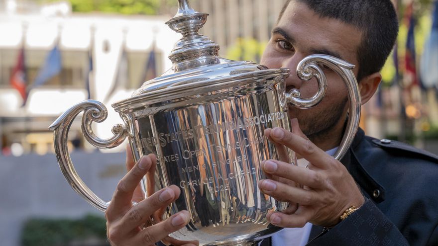 Alcaraz celebra su triunfo en Nueva York: champán, cena exclusiva y fiesta con estrellas