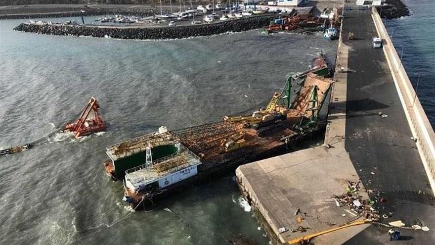 La justicia confirma el pago de 7 millones de una consignataria por el hundimiento de varios barcos durante un temporal en Fuerteventura