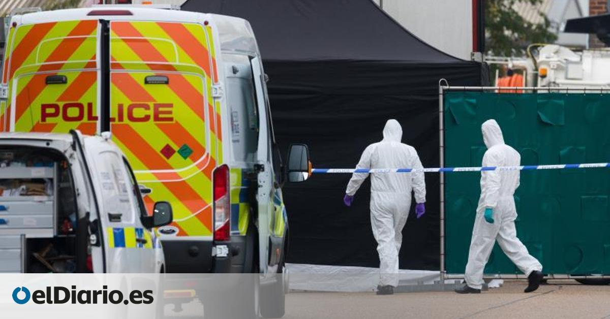 La Policía británica halla 39 cadáveres