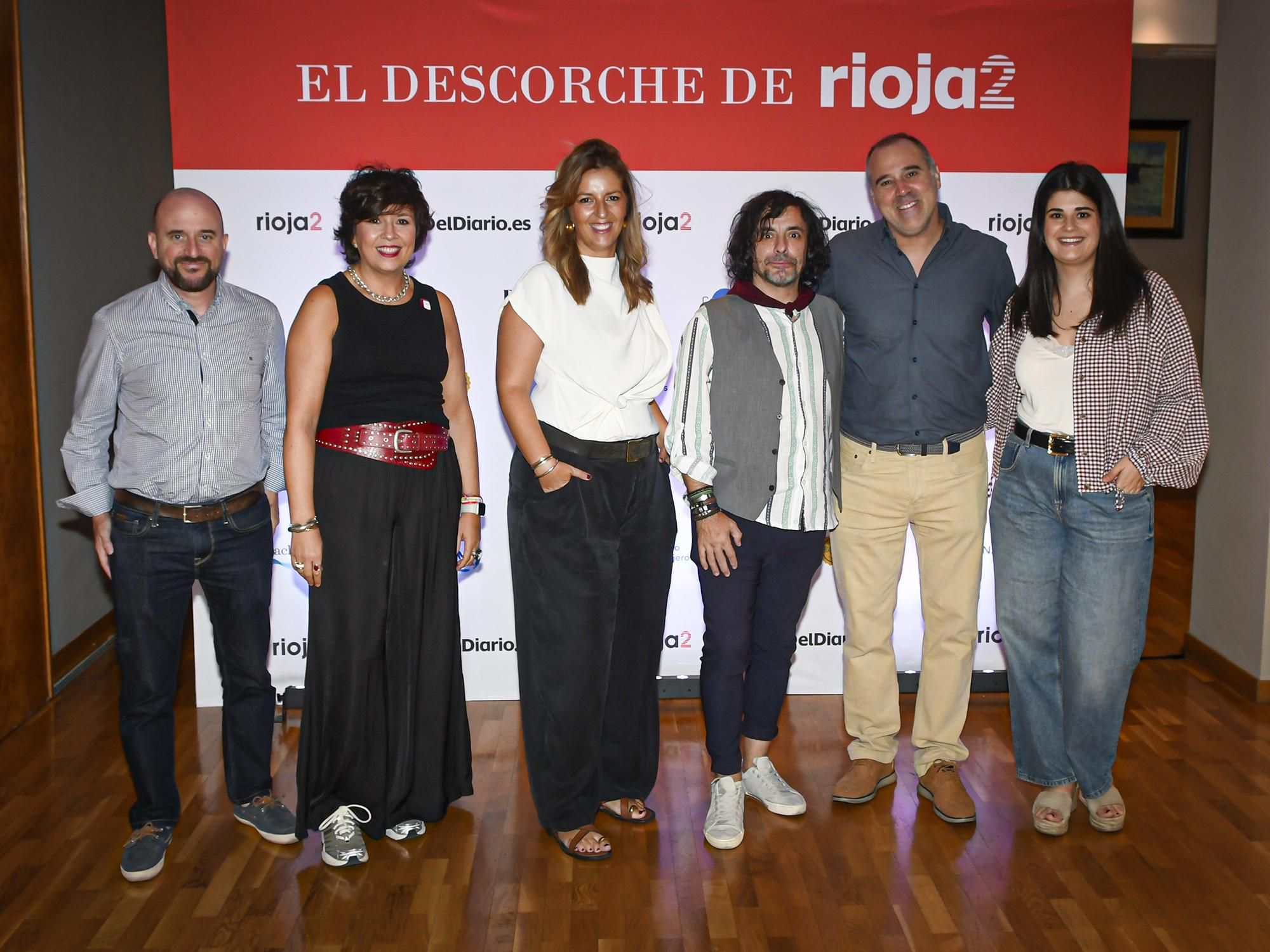 El equipo de Rioja2 y de elDiario.es Aragón