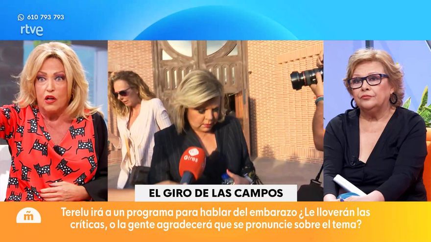 'Mañaneros' critica a su colaboradora Terelu Campos por ir a 'De Viernes': "A TVE no viene a contar nada"