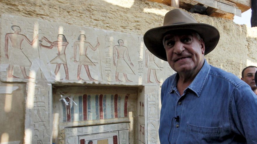 El jefe de la arqueología egipcia, Zahi Hawas.