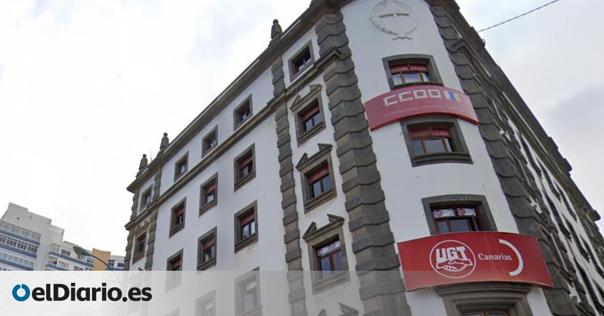CCOO Calls on the State to Remove Francoist Symbols from the Trade Union Building in Las Palmas de Gran Canaria