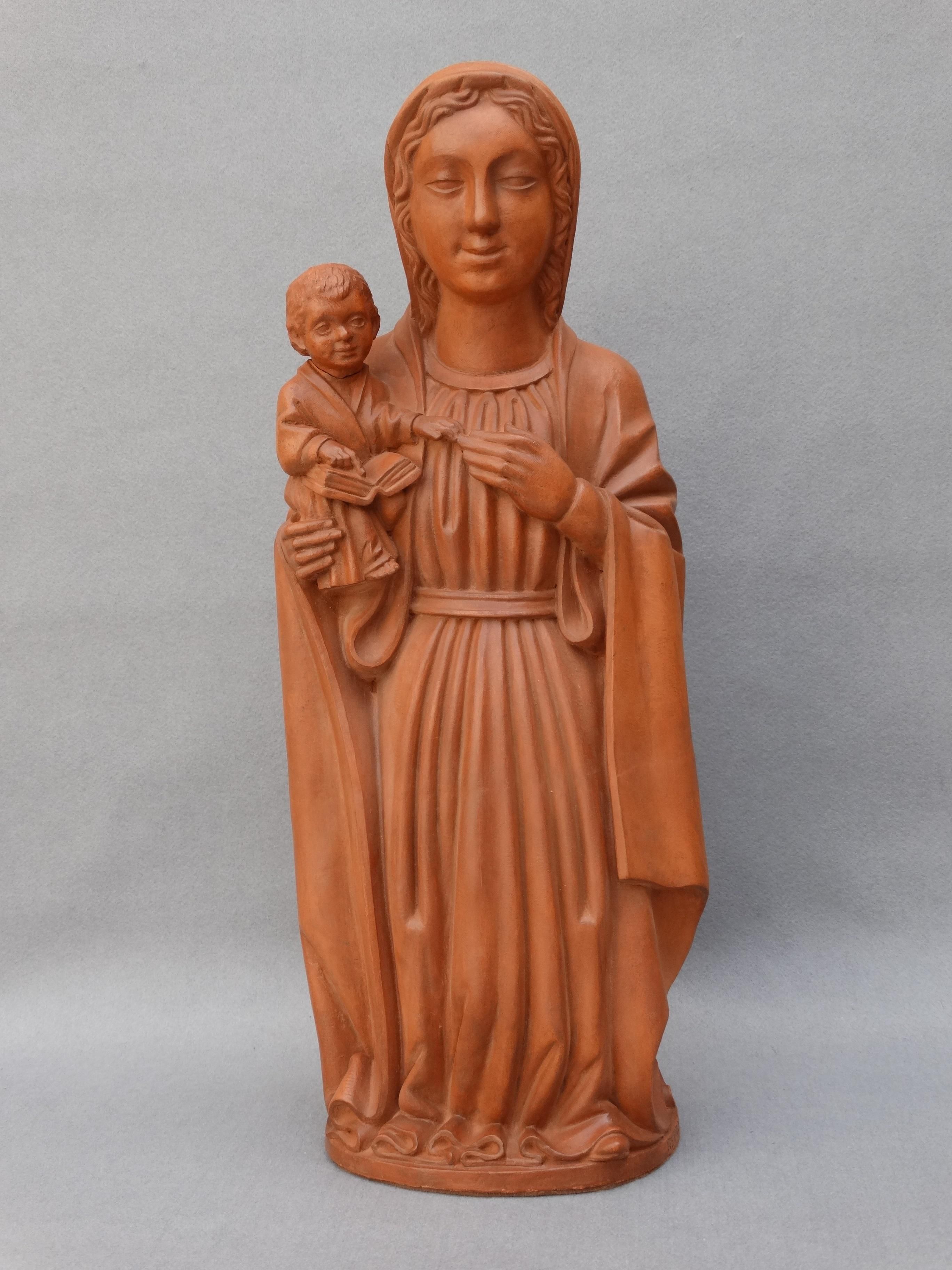 Reproducción en terracota. Foto: Miguel Ángel Martín