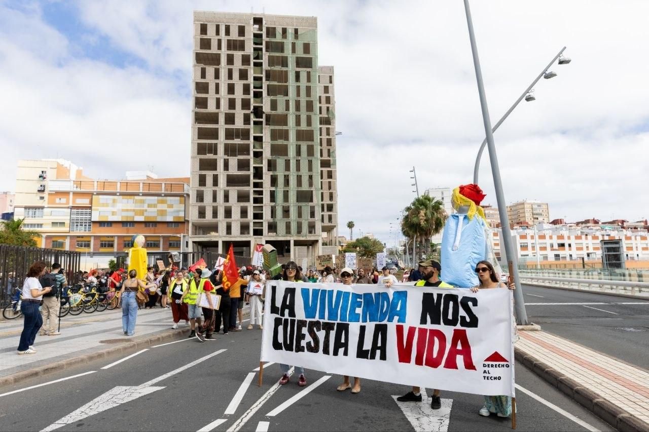 Movilización por una vivienda digna en Gran Canaria. Manuel Navarro