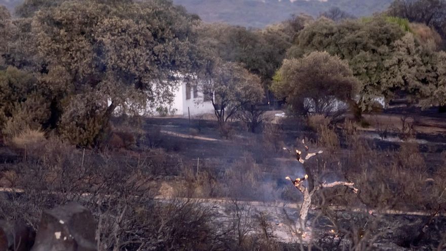 Estabilizado incendio de El Ronquillo (Sevilla) que obligó a activar nivel 1