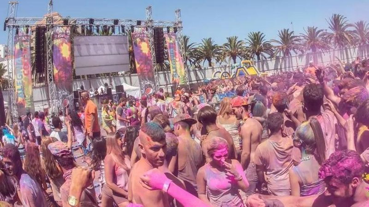 'La Palma Holi Festival' vuelve diez años después con música y color