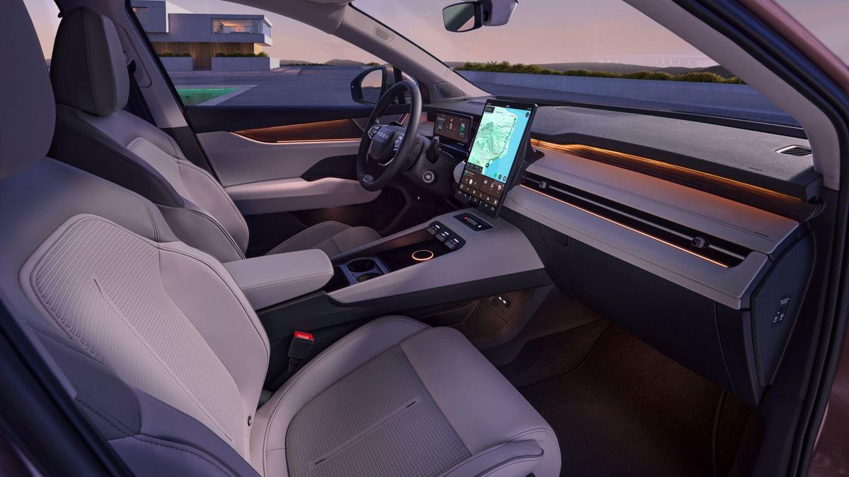Interior del Skoda Peaq
