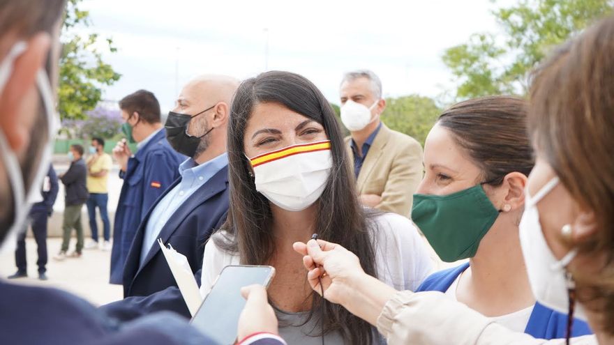 Macarena Olona en un acto en Alicante, en imagen de archivo