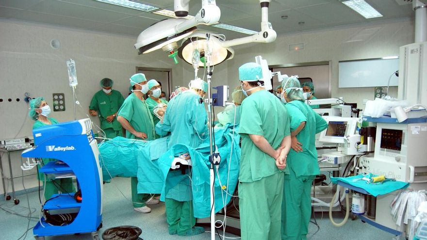 Foto del quirófano en el Hospital de Talavera de la Reina. Foto oficial del SESCAM.