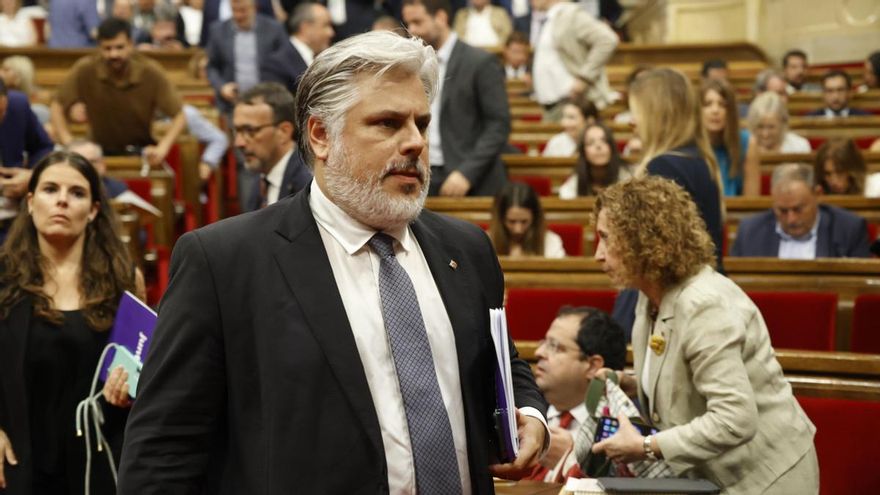 Albert Batet, portavoz de Junts en el Parlament de Catalunya.
