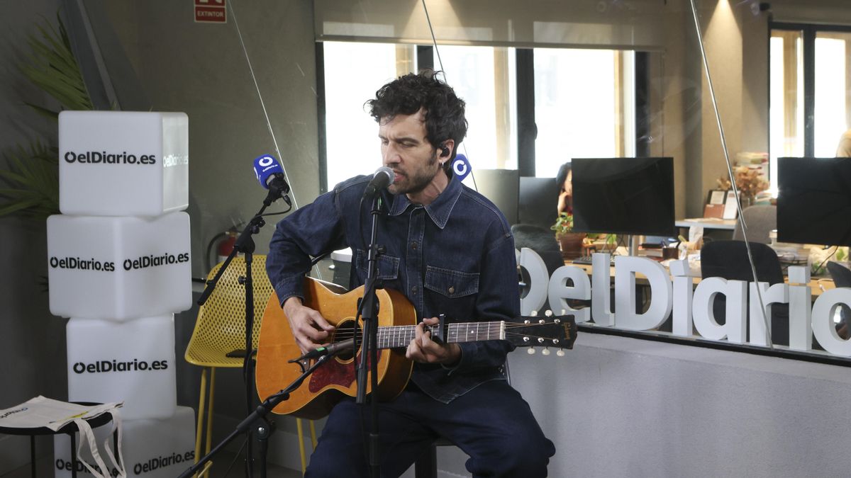 Guille Galván en la redacción de elDiario.es, en imágenes