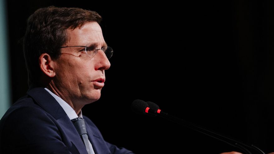 El alcalde de Madrid, José Luis Martínez-Almeida, interviene en el Foro Grupo Libertad y Democracia, en el Ateneo de Madrid