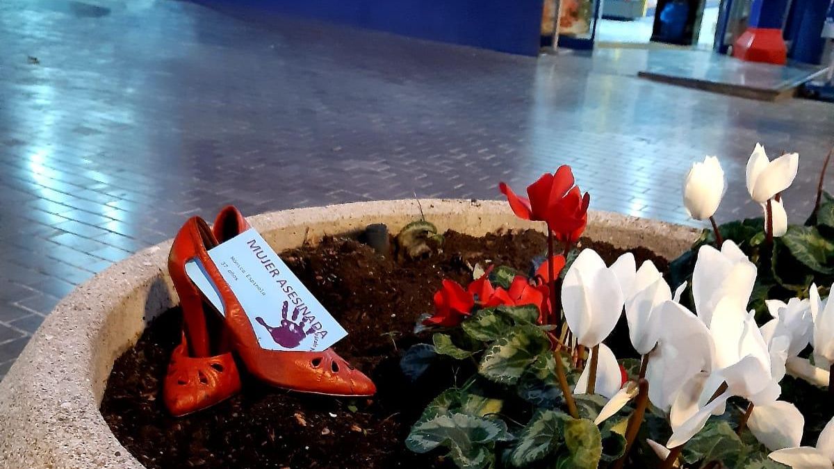 Acción para visibilizar los asesinatos machistas en Alcázar de San Juan, Ciudad Real