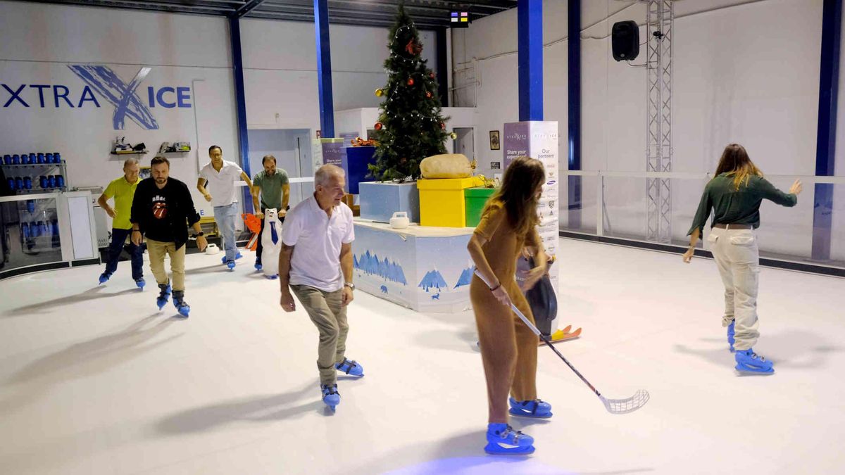 Las pistas de hielo Xtraice son 100% personalizables se pueden instalar en solo una hora con dos personas.