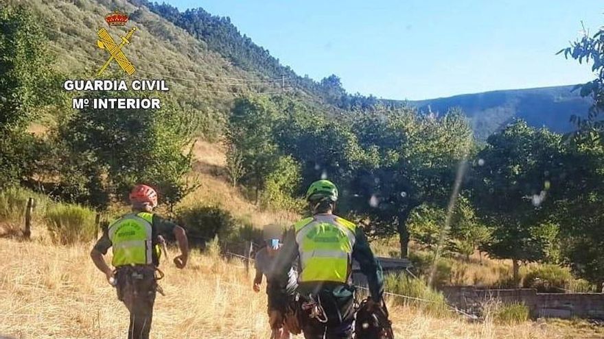 Rescate en la Sierra de Gistredo en las cercanías del Catoute